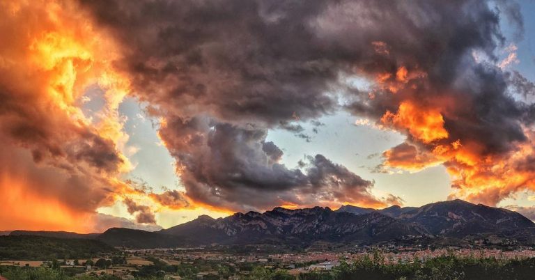 First holidays’ sunset @ Berga #pics