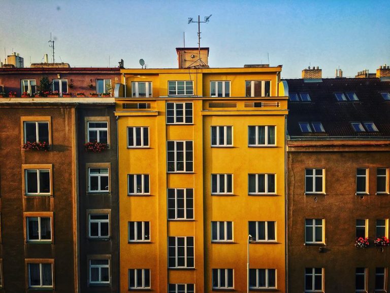 1st/4 morning from hotel window @ Prague #pics